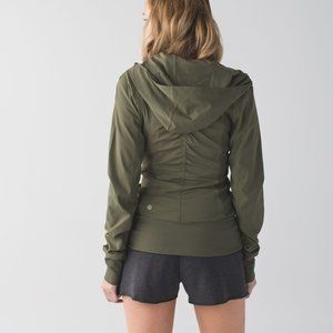 NWT Lululemon In FLux Jacket, Sz 6, Fatigue Green